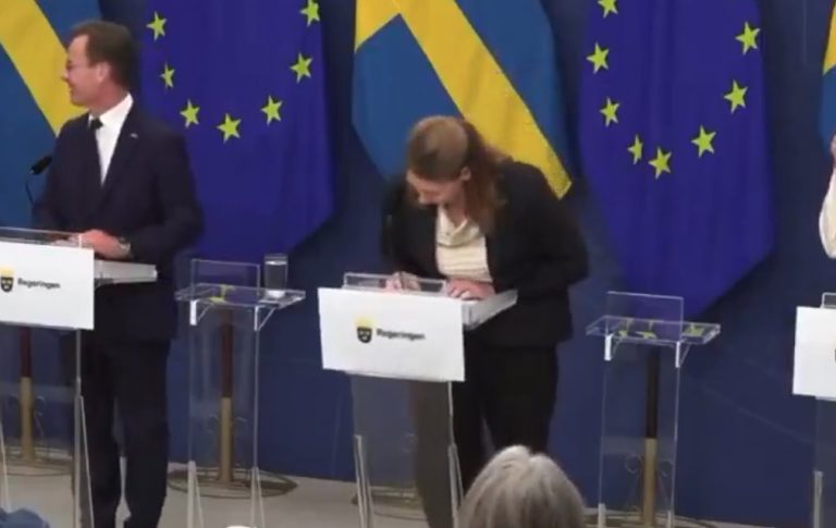Λιποθύμησε στην πρώτη της «live» συνέντευξη η νέα υπουργός Υγείας της Σουηδίας! (video)