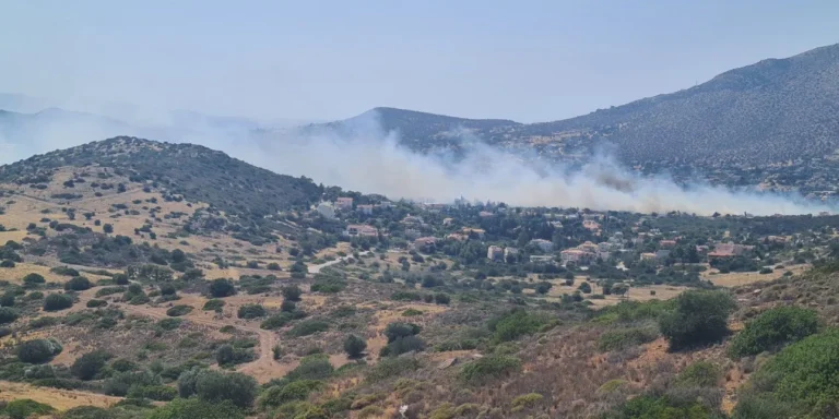 Πυρκαγιά στην Ανάβυσσο: Εκκενώνονται Παλαιά Φώκαια και Ανάβυσσος (photo+video)