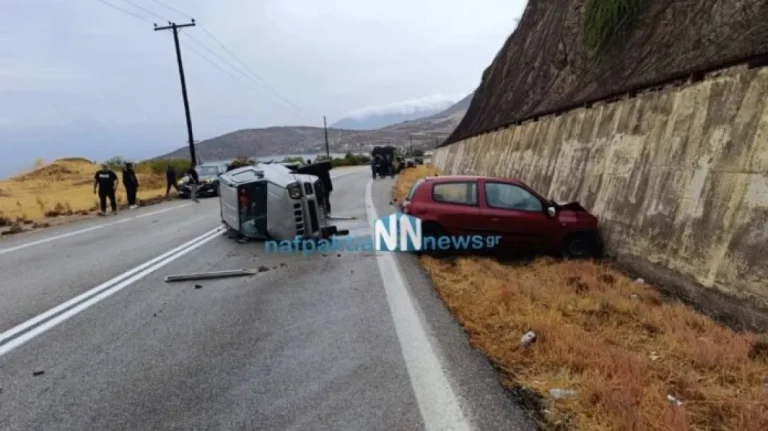 Τραγωδία στην άσφαλτο: Δύο νεκροί μετά από σύγκρουση αυτοκινήτων στο Γαλαξίδι (photo)