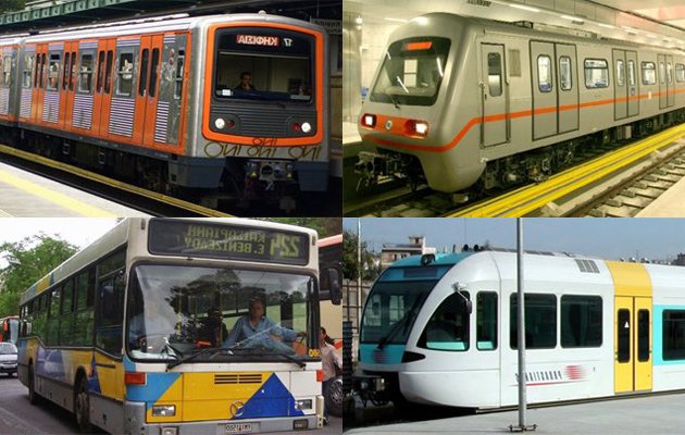 Τραβούν χειρόφρενο λεωφορεία, τρόλεϊ, μετρό και τραμ στην απεργία της Τετάρτης