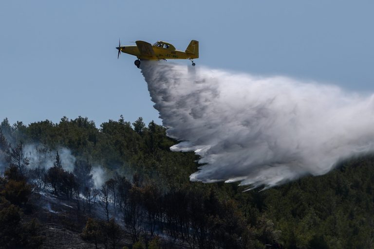 Φωτιά στoν Άγιο Γεώργιο Τροιζηνίας: Σηκώθηκαν 2 αεροσκάφη