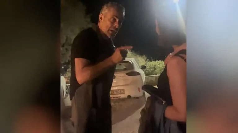 Άγριος τσακωμός μεταξύ Εβραίων και ιδιοκτήτη ταβέρνας στη Νάξο για την Παλαιστίνη (photo+video)