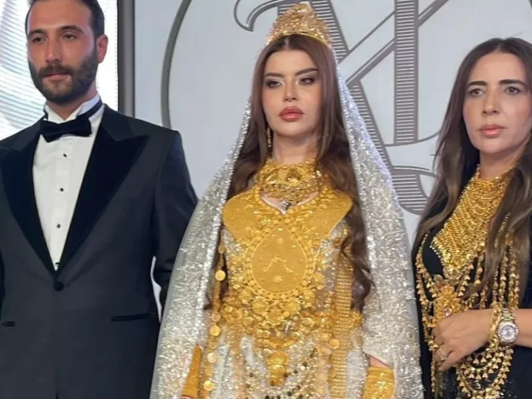 Σε αυτόν τον γάμο η νύφη «γονάτισε» από το βάρος των χρυσαφικών (Video)