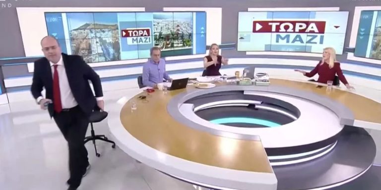 Άγριο επεισόδιο Λαζαρίδη – Τζάκρη on air