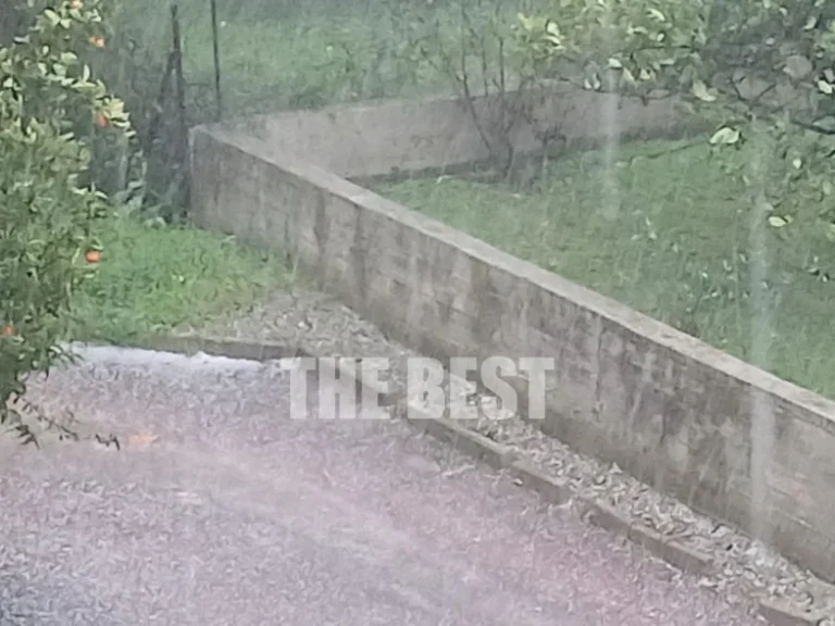 Στο έλεος κακοκαιρίας η Πελοπόννησος! Καταιγίδες, χαλάζι και μποφόρ! (VIDEO)