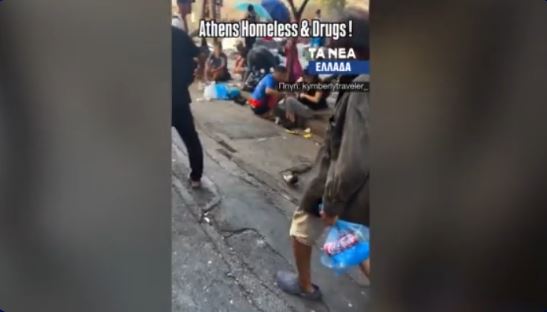 Εικόνες ντροπής από την Αθήνα «ανεβάζει» διάσημη Αμερικανίδα influencer (VIDEO)