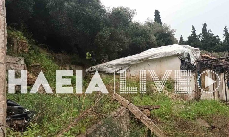 Ηλεία: Το σχέδιο που εξετάζεται για τον βράχο 40 τόνων που «κρέμεται» πάνω από σπίτια