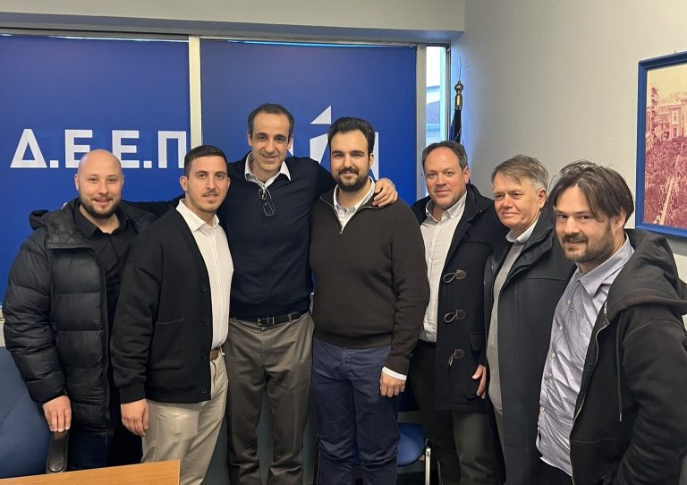 Γρηγόρης Δημητριάδης: Επίσκεψη στη Λαμία και συναντήσεις με παλιά και νέα στελέχη