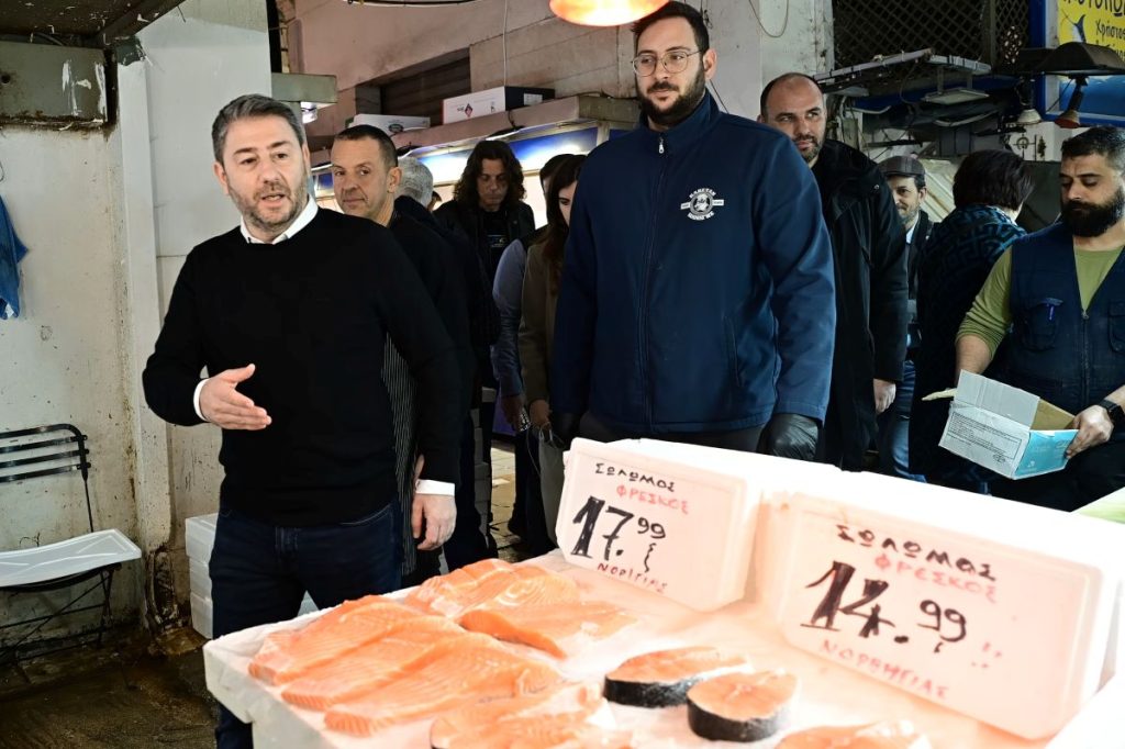Ανδρουλάκης από τη Βαρβάκειο Αγορά: «Για άλλη μια χρονιά, το πασχαλινό τραπέζι είναι πιο ακριβό από πέρυσι» (video)