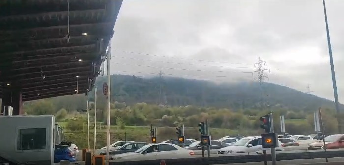 Μεγάλες καθυστερήσεις στα διόδια Πολυμύλου