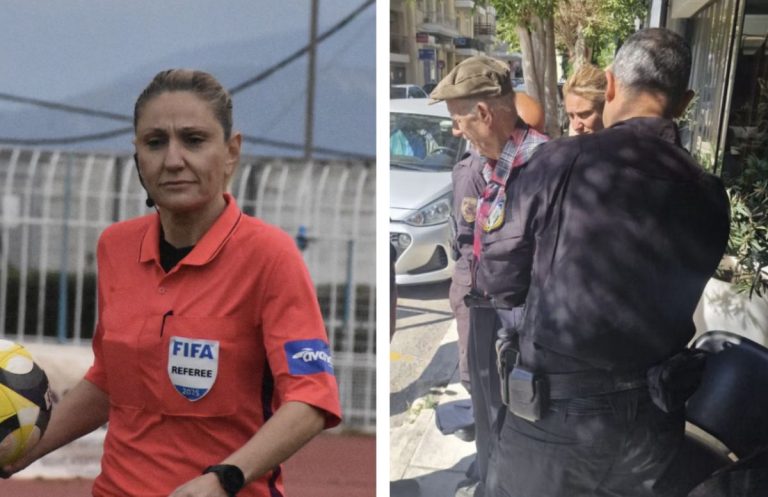 Η 41χρονη διαιτητής που «σφύριξε» και τη σύλληψη του 89χρονου: Η απίστευτη ιστορία της Ελένης Αντωνίου (Video&Photos)