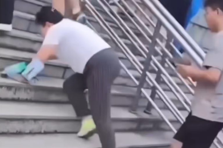 Ένα σκαλοπάτι μόλις μία ίντσα ψηλότερο ήταν αρκετό για να τους… μπουρδουκλώσει! (video)