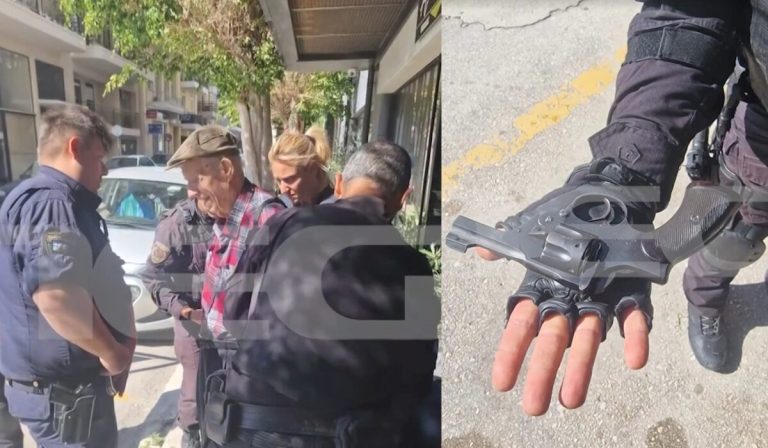 Πάτρα: Συνελήφθη ο 89χρονος σε ξενοδοχείο, με γεμάτο 38άρι – Η στιγμή που οι αστυνομικοί τον ακινητοποίησαν (Video)