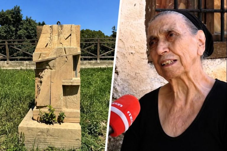 Βανδαλισμός στην προτομή του Νίκου Ξυλούρη στο Ηράκλειο – «Δεν μπορώ να καταλάβω τι συνέβη», λέει η σύζυγός του (video)