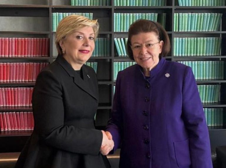 Λίνα Μενδώνη: Συνάντηση με την Υπουργό Πολιτισμού της Γεωργίας Tinatin Rukhadze
