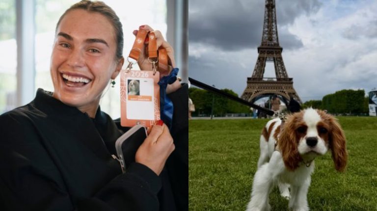 Η Σαμπαλένκα πήγε στο Roland Garros με τον… τετράποδο συνεργάτη της