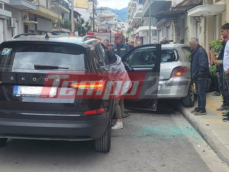 Πάτρα: Τροχαίο… καραμπόλα τραυμάτισε πεζή (PHOTOS)