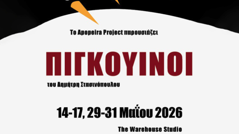 «Πιγκουΐνοι» στις Βρυξέλλες: Το νέο έργο του Δημήτρη Στασινόπουλου από την Apopeira Project