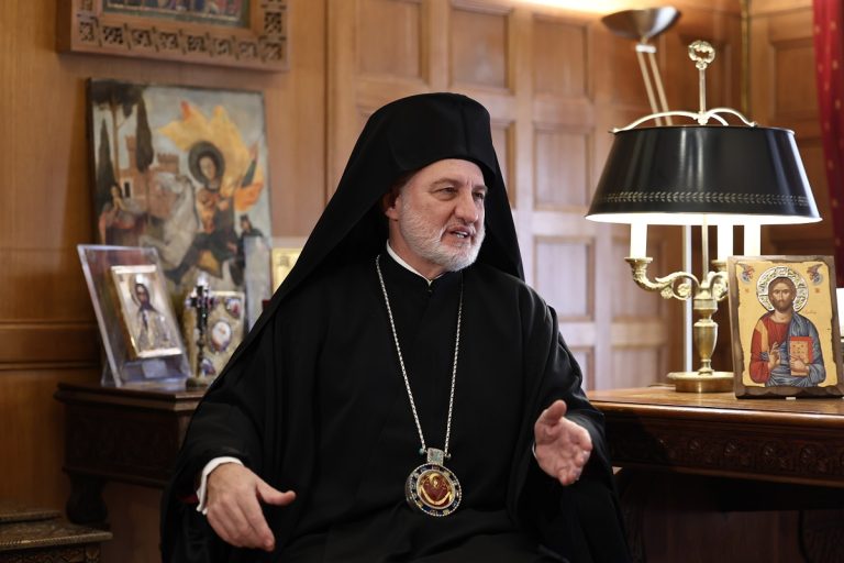 Στη Νέα Ιωνία ο Αρχιεπίσκοπος Αμερικής Ελπιδοφόρος: «Να μην λησμονούμε τις ρίζες μας»