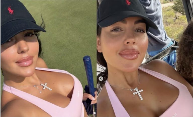 Το ροζ outfit της Χεορχίνα έκανε το γκολφ… OnlyFans! (Photos)