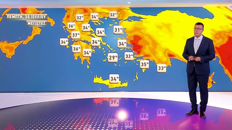 Καιρός: Ζέστη και θυελλώδεις άνεμοι έως 8 μποφόρ (video)