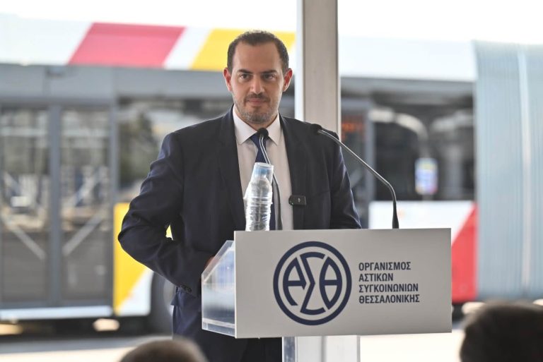 Γιώργος Κωτσηρας: Στη Θεσσαλονίκη για τα 50 καινούργια ηλεκτρικά λεωφορεία (photo)