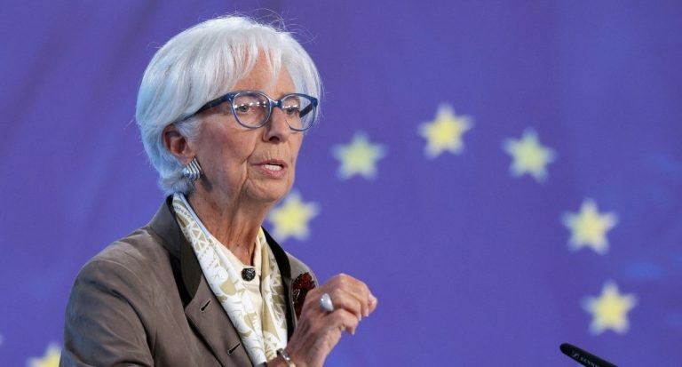 Κριστίν Λαγκάρντ: «Όσο παραμένουν ψηλά οι τιμές ενέργειας, τόσο ανεβαίνει ο πληθωρισμός στην Ευρώπη»