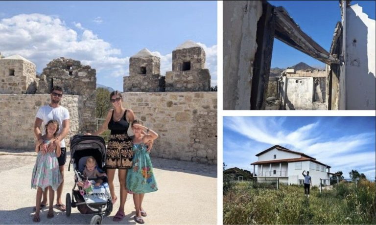 Η Βρετανική οικογένεια που είδε το ονειρεμένο σπίτι της στην Ελλάδα να καίγεται – Και δίνει μήνυμα θάρρους «Συνεχίζουμε για τα παιδιά μας» (Video)