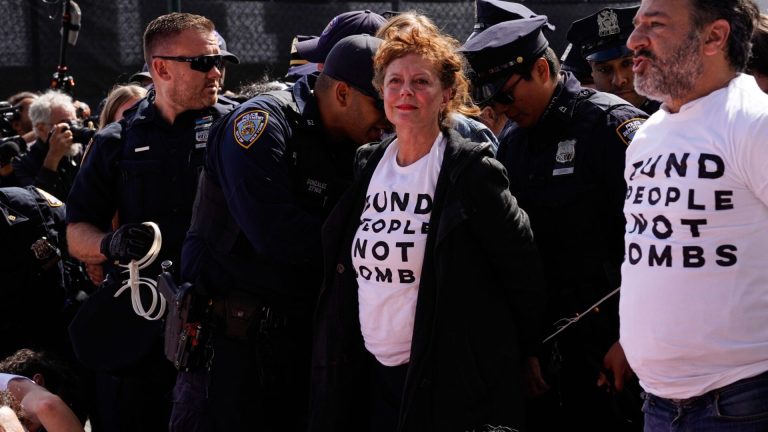 Συνελήφθησαν η Susan Sarandon και η Hannah Einbinder σε διαμαρτυρία κατά του Netanyahu (PHOTOS & VIDEO)
