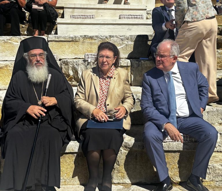 Αρχαία Νικόπολη: Εγκαίνια των έργων από τον ΠτΔ Κωνσταντίνο Τασούλα και την Υπουργό Πολιτισμού Λίνα Μενδώνη (Photo)