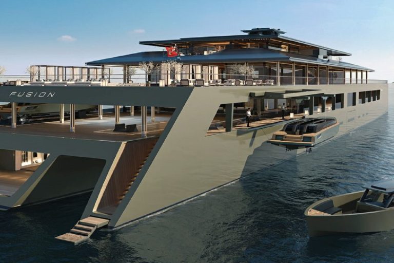 Νέο κεφάλαιο στην κατηγορία των superyachts με το Fusion των 118 μέτρων – Διαθέτει γήπεδο τένις και πισίνα